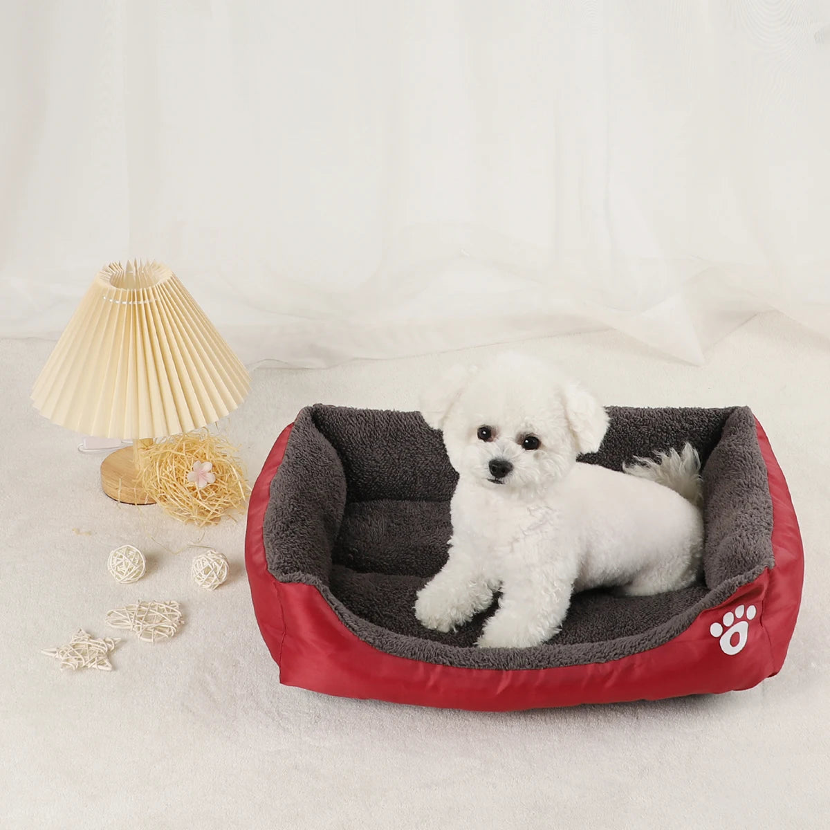 Dog Bed Pet Beds Cats Sofa Accessories Small Puppy Big Cushion Dogs Pets Supplies Baskets Large Basket Mat Bedding Kennel Fluffy