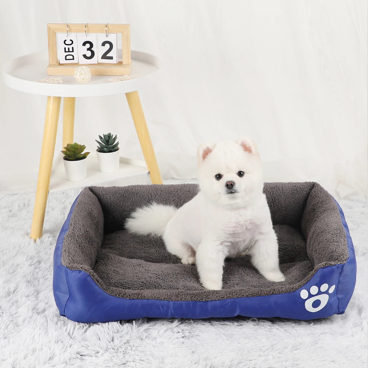 Dog Bed Pet Beds Cats Sofa Accessories Small Puppy Big Cushion Dogs Pets Supplies Baskets Large Basket Mat Bedding Kennel Fluffy