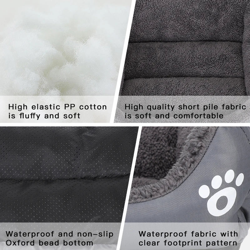 Dog Bed Pet Beds Cats Sofa Accessories Small Puppy Big Cushion Dogs Pets Supplies Baskets Large Basket Mat Bedding Kennel Fluffy